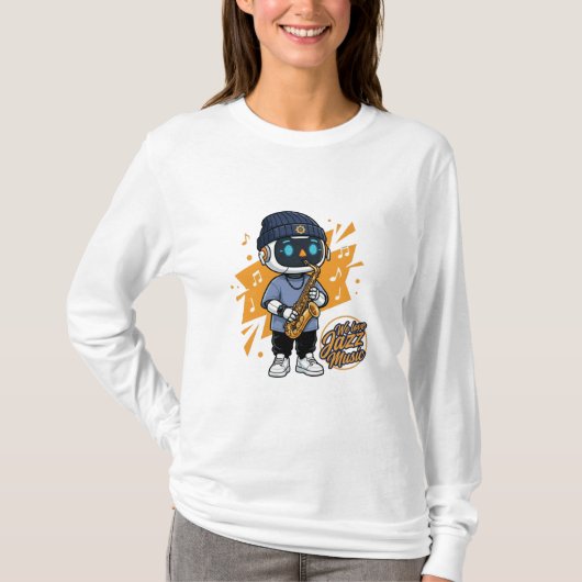 Wir lieben Jazz T-Shirt (Vorderseite)