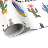 Wir lieben Kaktus Geschenkpapier (Rolleneckpunkt)