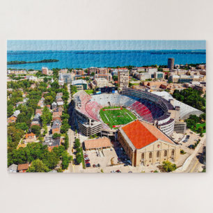 Wir lieben Madison Wisconsin. Puzzle