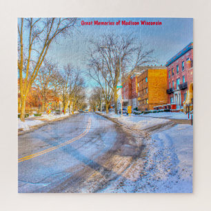 Wir lieben Madison Wisconsin. Puzzle
