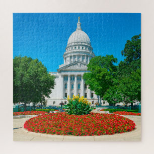 Wir lieben Madison Wisconsin. Puzzle