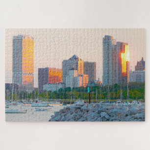 Wir lieben Milwaukee Wisconsin. Puzzle