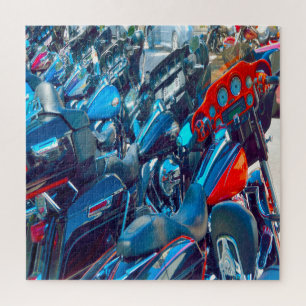 Wir lieben Motorräder in Florida Puzzle