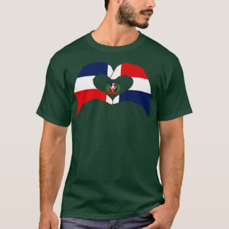 Wir lieben multinationale Patrioten der Dominikani T-Shirt