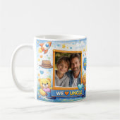 Wir lieben Onkel Happy Celebration Foto Collage Ta Kaffeetasse (Links)