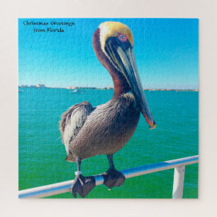Wir lieben Pelikane in Florida Puzzle