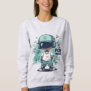 Wir lieben Popmusik Sweatshirt