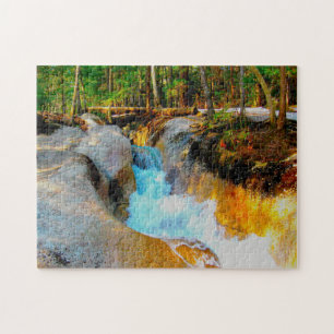 Wir lieben Rushing Water Gorge New Hampshire Puzzle