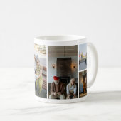 Wir lieben Sie Benutzerdefinierte Familien-Foto-Co Kaffeetasse (VorderseiteRechts)