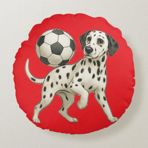 wir lieben Sport Rundes Kissen