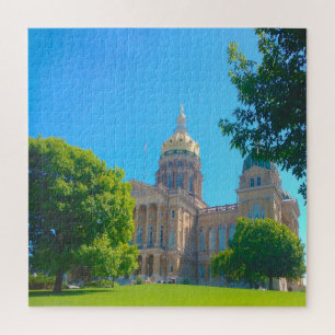 Wir lieben State Capitol Des Moines Iowa. Puzzle