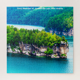 Wir lieben Summerville Lake West Virginia. Jigsaw Puzzle