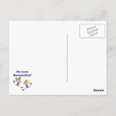 Wir lieben Turnen Postkarte (Rückseite)