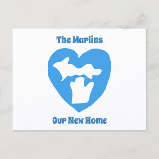 Wir lieben unser neues Zuhause in Michigan Postkar Feiertagspostkarte