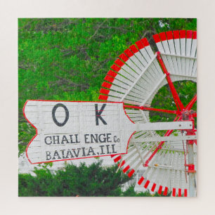 Wir lieben Vintage Windmills Iowa. Puzzle