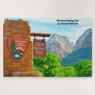 Wir lieben Zion National Park Utah Puzzle