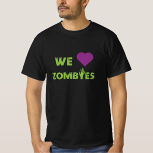 Wir lieben Zombies Horror Fan T-Shirt