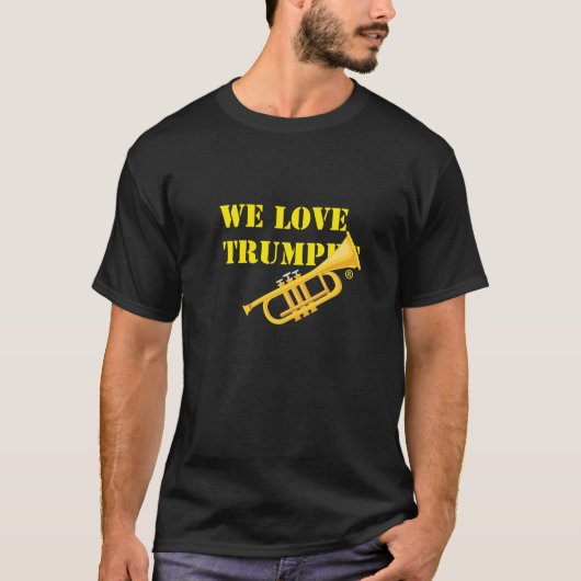 Wir Liebetrompete T-Shirt (Vorderseite)
