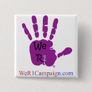 Wir lila Knopf der HandR1 Button