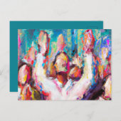 Wir loben das Abstrakte Postkarte (Vorne/Hinten)