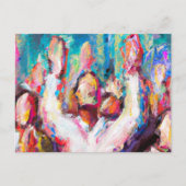 Wir loben das Abstrakte Postkarte (Vorderseite)