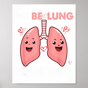 Wir lungen zusammen Frohen Valentinstag Kup Poster