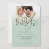 Wir machen 2 Foto Overlay Skript QR-Codesatz Hochz Einladung (Vorderseite)