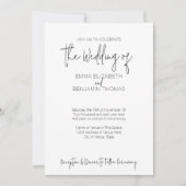 Wir machen alles in einem BW - QR - 4 Fotos - Hoch Einladung (Vorderseite)