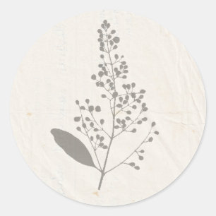 WIR MACHEN Blume Shabby Garden Chic Programm Runder Aufkleber