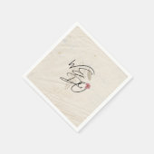 WIR MACHEN Blume Shabby Garden Chic Programm Serviette (Ecke)