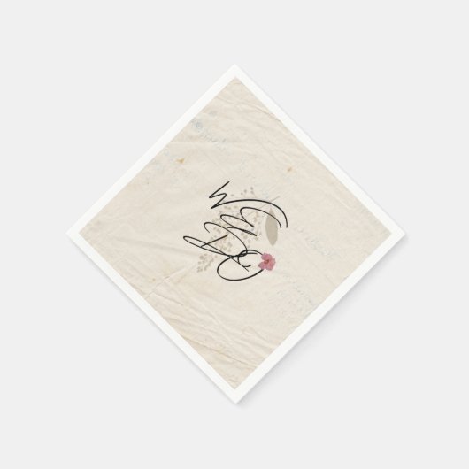 WIR MACHEN Blume Shabby Garden Chic Programm Serviette (Ecke)