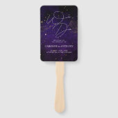 Wir machen dunkles, Lila, schwarzes, magisches Gol Fächer (Vorderseite)