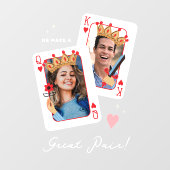 Wir machen ein großartiges Foto Valentinstag Fensteraufkleber (Blatt)