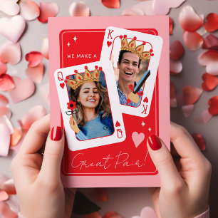 Wir machen ein großartiges Foto Valentinstag Karte