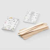 Wir machen ein Hochzeitsprogramm für Whimsikäre Wi Fächer (Non-assembled)