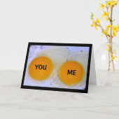 Wir machen ein Niedliches Ei-stra Paar! Karte (Gelbe Blume)