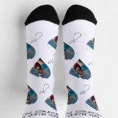 Wir machen ein perfektes Foto für Paare Socken (Oben)