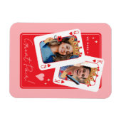 Wir machen ein tolles Paar Valentinstag Foto Magnet (Horizontal)