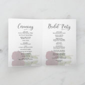 Wir machen eine elegante Burgundy-Rose Programm (Innenseite)