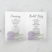 Wir machen eine elegante Lila Rose nach einer Hoch Programm (Innenseite)