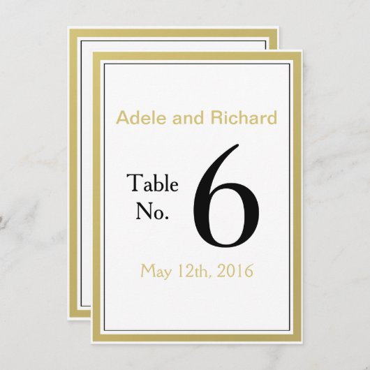 Wir machen eine moderne schicke Hochzeitsfeier-Tis Einladung (Vorne/Hinten)