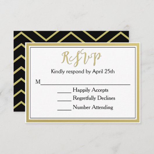 Wir machen eine moderne schicke UAWG RSVP Karte (Vorne/Hinten)