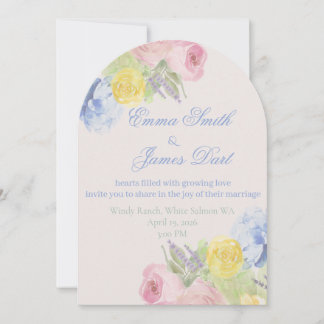 Wir machen eine romantische zweite Hochzeitseinlad Einladung