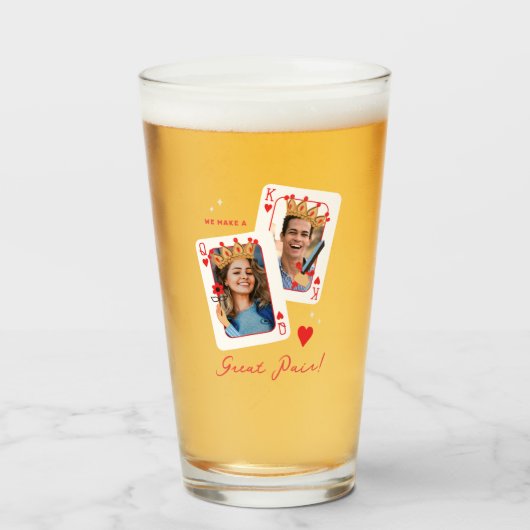 Wir machen einen tollen Valentinstag Glas (Vorne (Gefüllt))