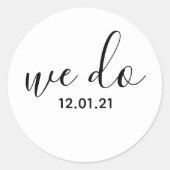 Wir machen einen Umschlag Aufkleber (Vorderseite)