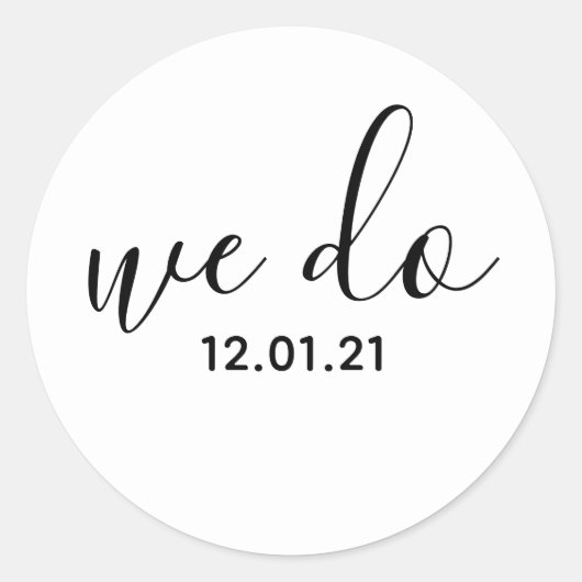 Wir machen einen Umschlag Aufkleber (Vorderseite)