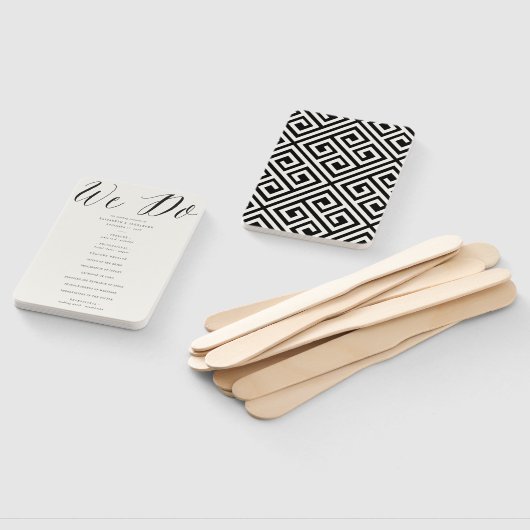 Wir machen einfaches Skriptgeometrisches Chic Hoch Fächer (Non-assembled)