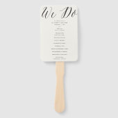 Wir machen einfaches Skriptgeometrisches Chic Hoch Fächer (Vorderseite)