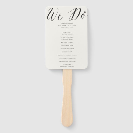 Wir machen einfaches Skriptgeometrisches Chic Hoch Fächer (Vorderseite)