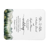 "Wir machen" Einladung von Bergen und Kiefern zur  Magnet (Horizontal)